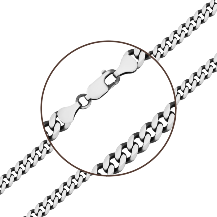 Серебряная цепочка. Артикул UG5804В 9/55