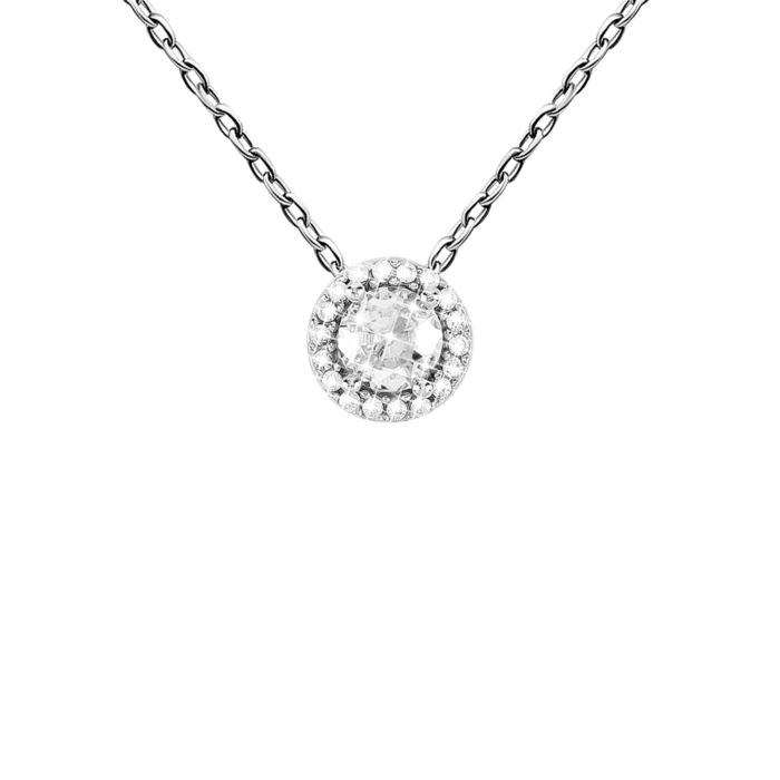 Серебряное колье с фианитами. Артикул UG58179р-CZ