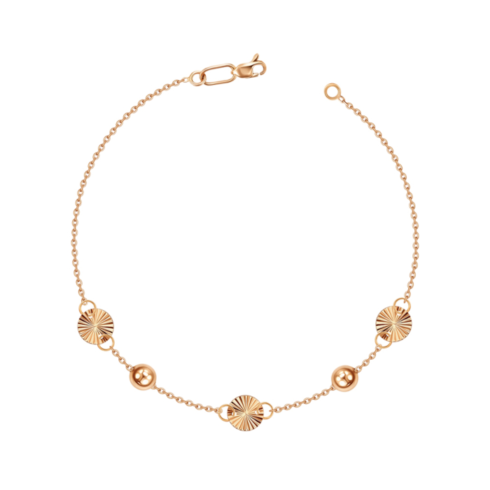 Золотой браслет без вставки 07228/01/2