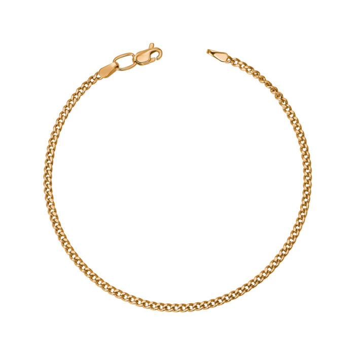 Золотой браслет без вставки 77938/6