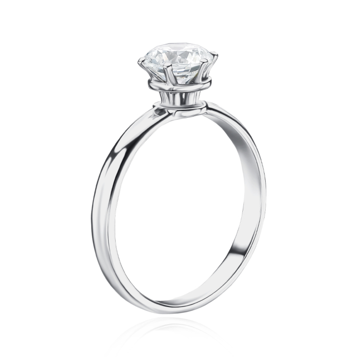 Золотое кольцо с бриллиантами. Артикул 52409/6б