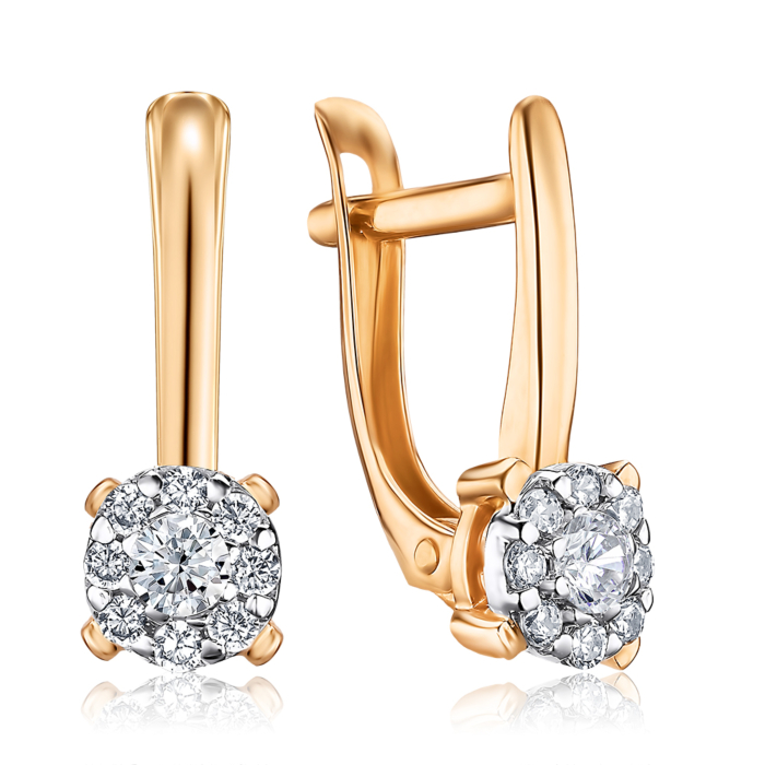 Золоті сережки. Артикул 22229/01/1/45