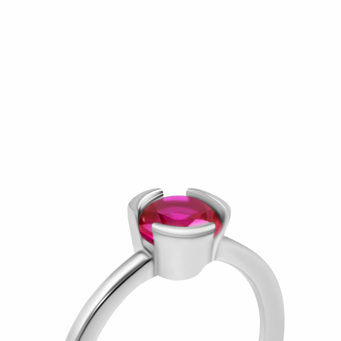 Срібна каблучка з фіанітом. Артикул UG5SZDR28511