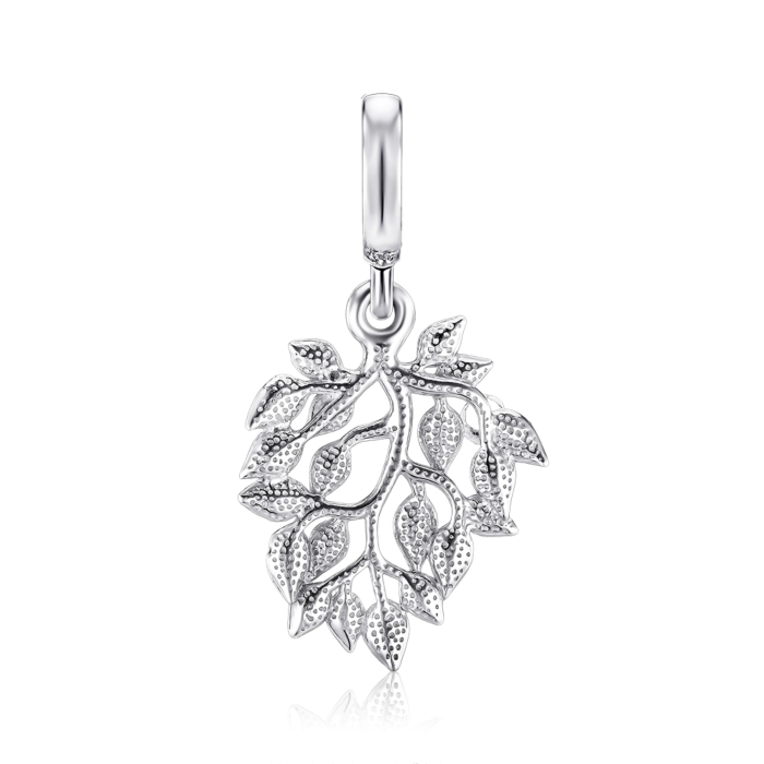 Срібна підвіска-шарм без вставки. Артикул 35239/12/1