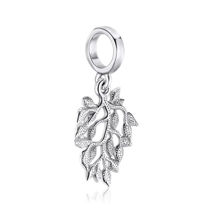 Срібна підвіска-шарм без вставки. Артикул 35239/12/1