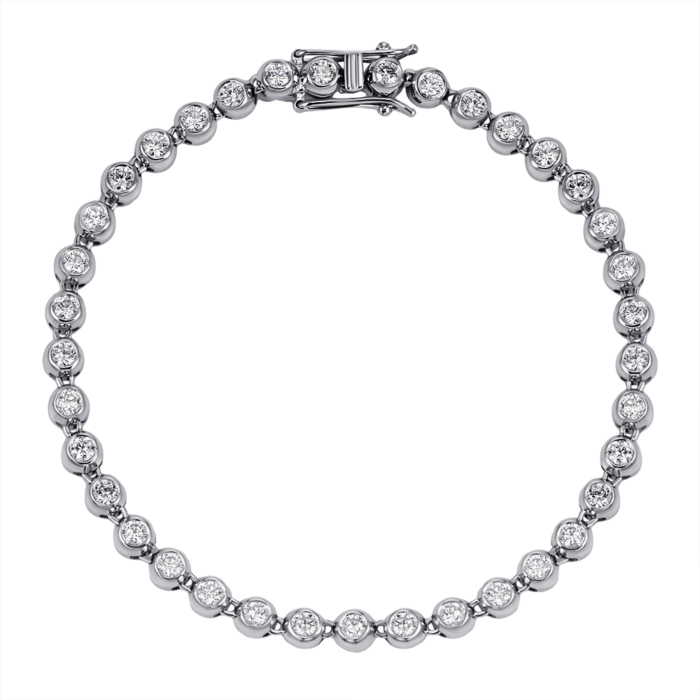 Золотий браслет з діамантами. Артикул 56639/02/1/8011