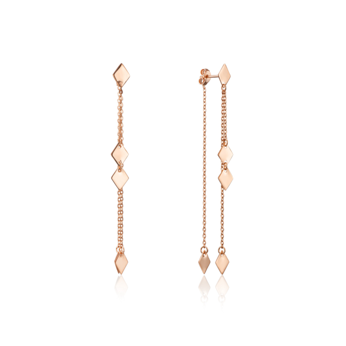 Золотые серьги-подвески. Артикул 02749/01/0