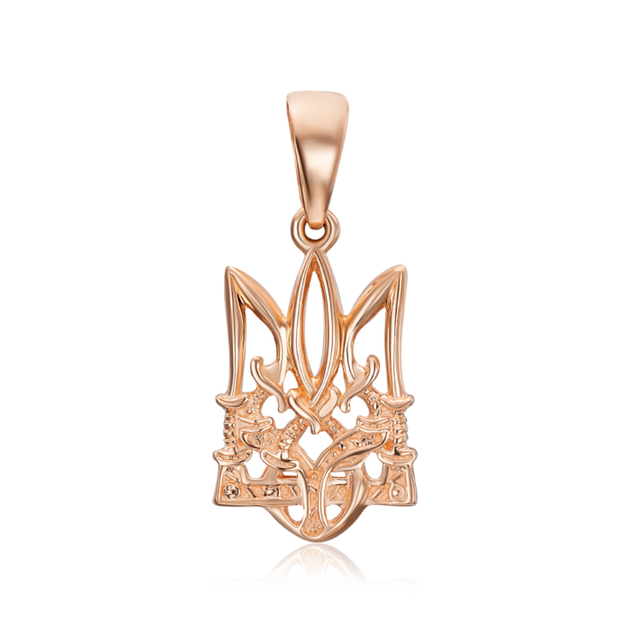 Золота підвіска «Тризуб». Артикул 31259