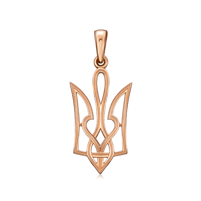 Золота підвіска "Тризуб". Артикул 32459/01/0