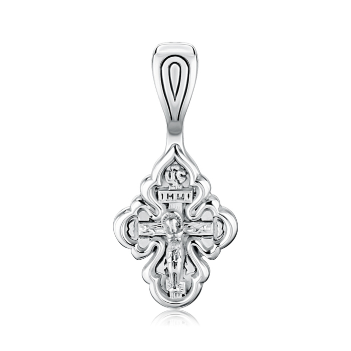 Срібний хрестик. Розп'яття Христове. Артикул с31479