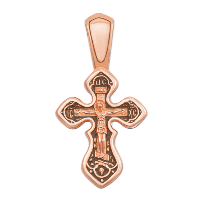 Золотий хрестик. Розп'яття Христа. Артикул 31358/2