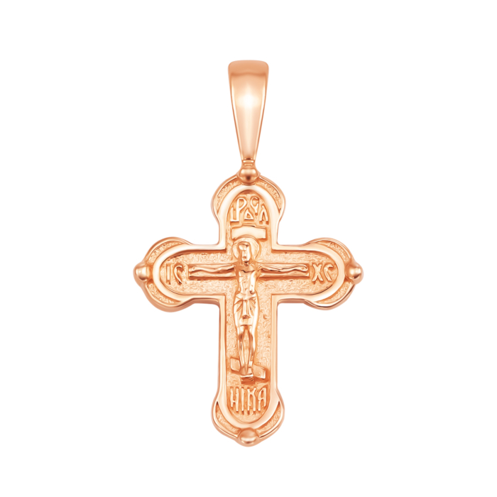 Золотий хрестик. Розп'яття Христове. Артикул UG5300782510101