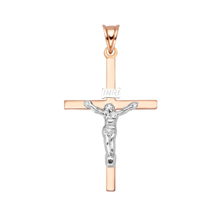 Золотий хрестик. Розп'яття Христове. Артикул UG53012024204сз