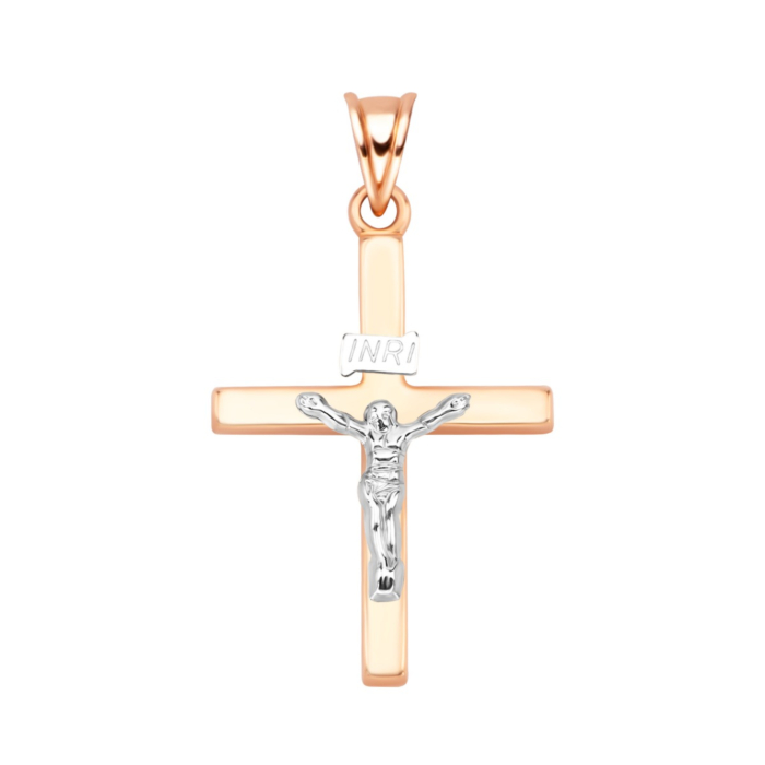 Золотий хрестик. Розп'яття Христове. Артикул UG53012024504