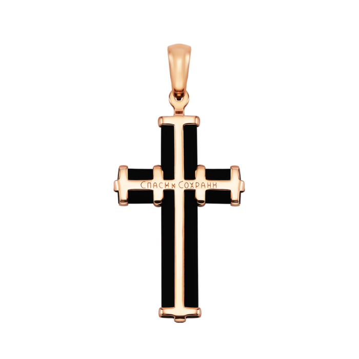 Золотой крестик. Распятие Христа. Артикул UG530457-1/01/1