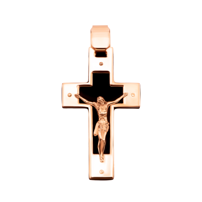 Золотий хрестик. Розп'яття Христове. Артикул UG530460/01/0
