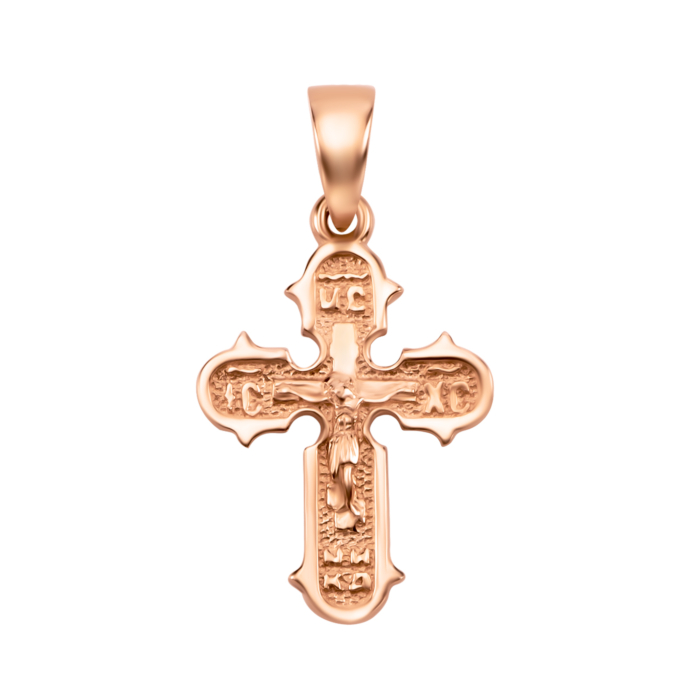 Золотой крестик. Распятие Христа. Артикул UG531125/01/0