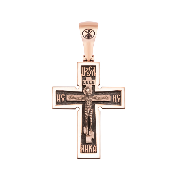 Золотой крестик. Распятие Христа. Артикул UG5ЗК60