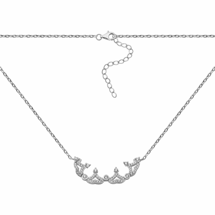 Серебряное колье с фианитами. Артикул UG5N37746