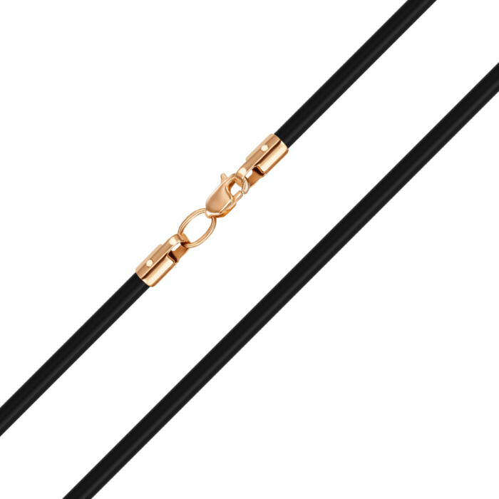 Шнурок ювелирный из красного золота Ш 005