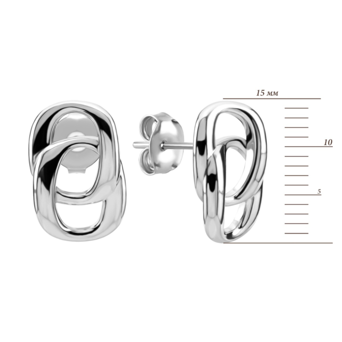 Срібні пусети. Артикул UG5B12805