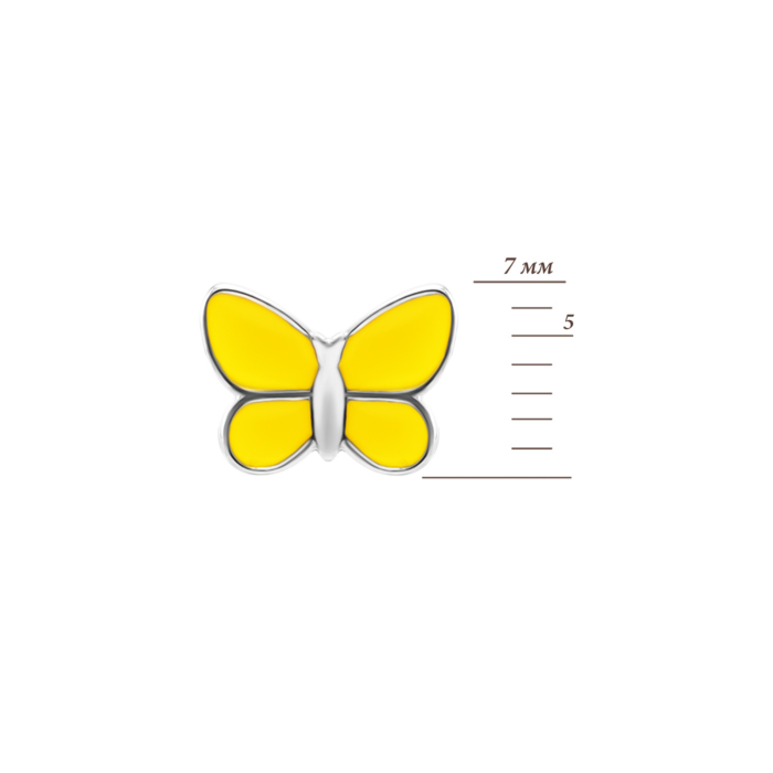 Срібні пусети з емаллю. Артикул UG5B14121