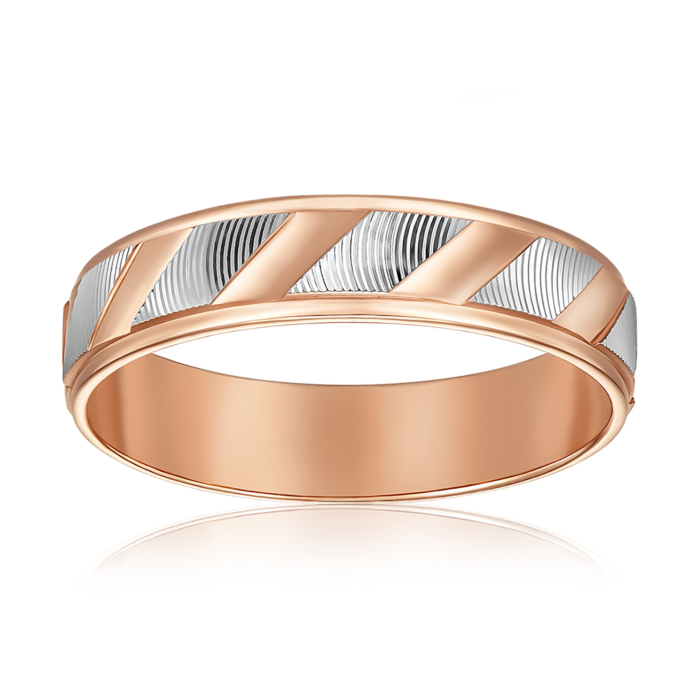 Обручка з алмазною гранню. Артикул 1100/1