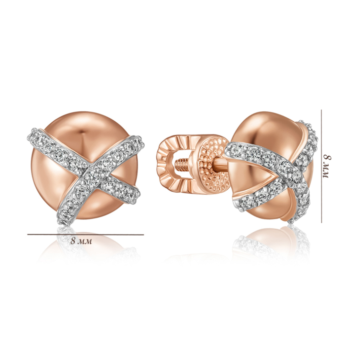 Золоті сережки. Артикул 23668/01/1/1