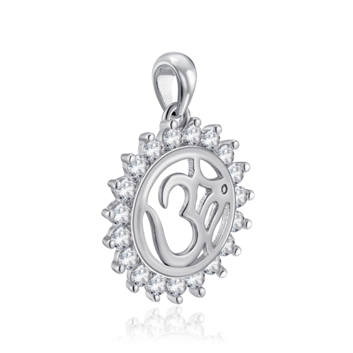 Срібна підвіска з фіанітами. Артикул SZDP00395-P/12/1