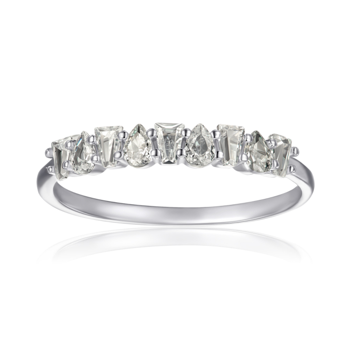 Серебряное кольцо с фианитами SZDR15655-R/12/1