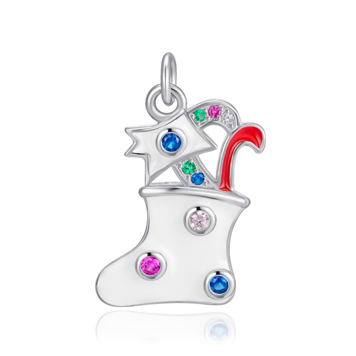 Срібна підвіска з емаллю TG00115-P/12/4997