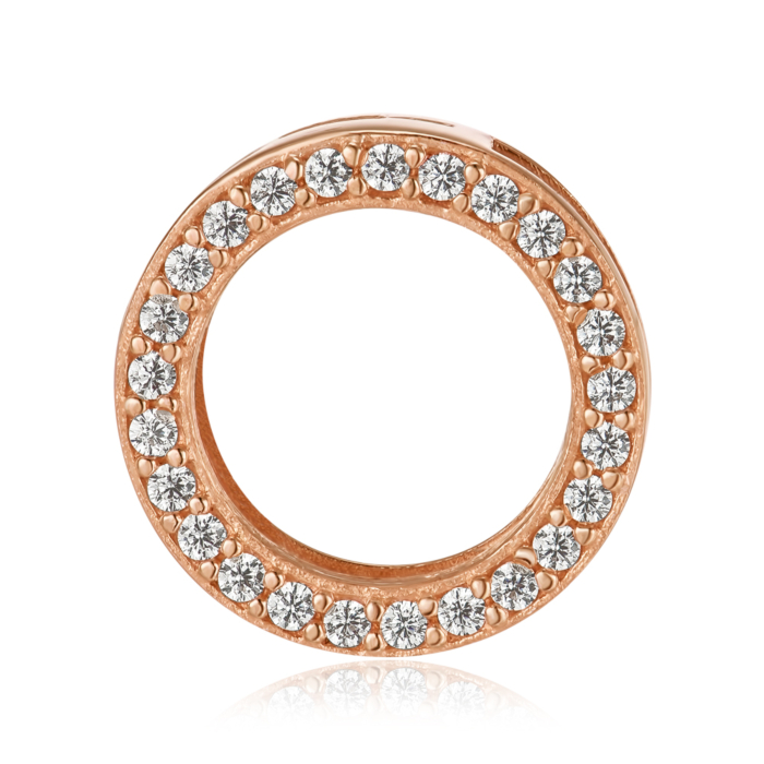 Золота підвіска з фіанітами. Артикул S310311-P/01/1