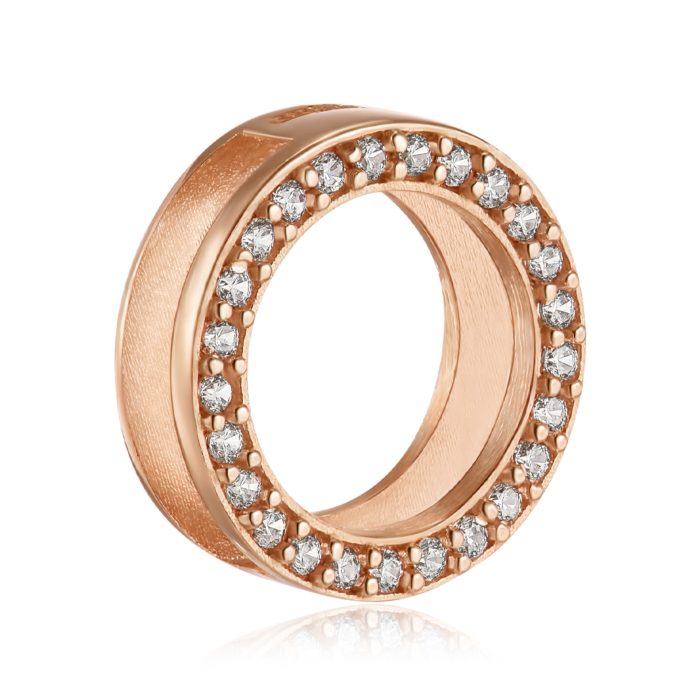 Золота підвіска з фіанітами. Артикул S310311-P/01/1