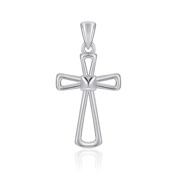 Срібний хрестик. Артикул G00011-P/12
