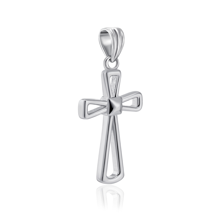 Срібний хрестик. Артикул G00011-P/12