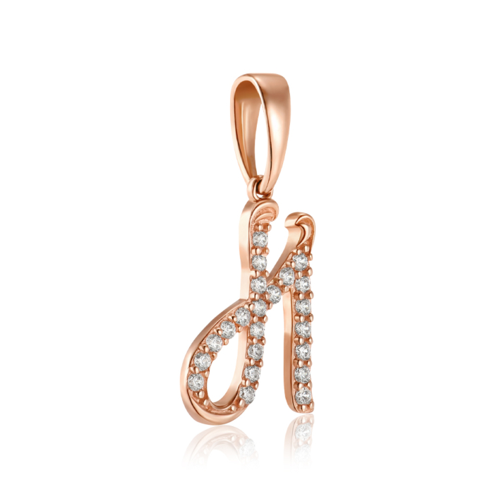Золота підвіска з фіанітами. Артикул 3109878101-P/01/1