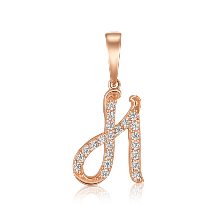 Золота підвіска з фіанітами. Артикул 3109878101-P/01/1