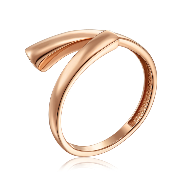 Золота каблучка без вставки. Артикул 18230/01/0