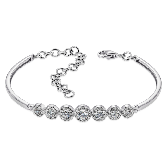 Золотий браслет з діамантами. Артикул 560014/02/1/9471