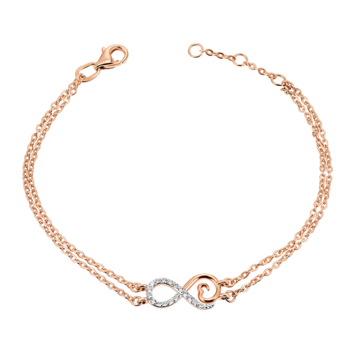 Золотой браслет с бриллиантами. Артикул 560009/66024/01/1/9023