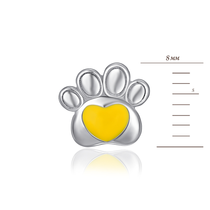 Срібні пусети з емаллю. Артикул SZDE06945-E/12/898