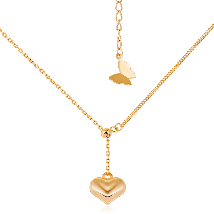 Серебряное колье. Артикул DY190366-S-G-NA-K/20