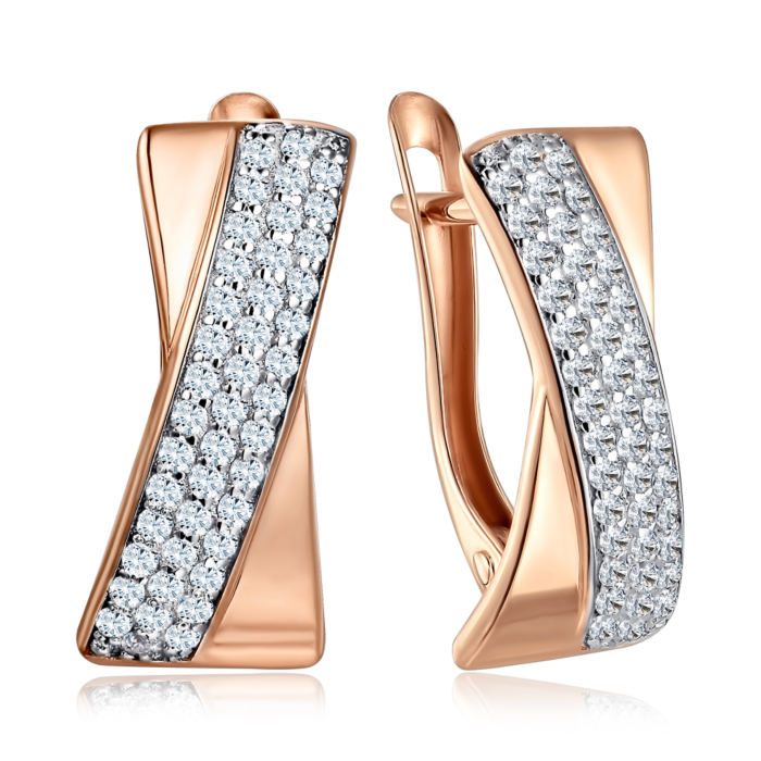 Золотые серьги. Артикул 22589/01/1/1