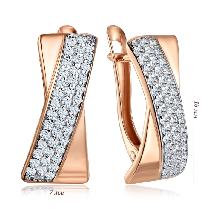 Золотые серьги. Артикул 22589/01/1/1