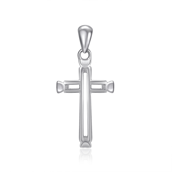 Срібний хрестик. Артикул G00017-P/12