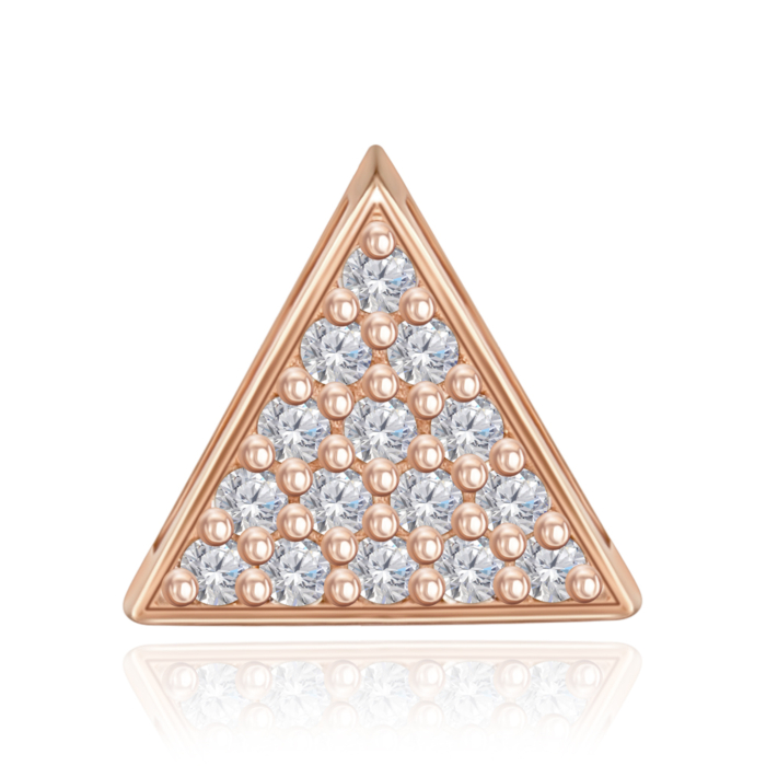 Золотая подвеска с бриллиантами. Артикул 809019/01/0/8007