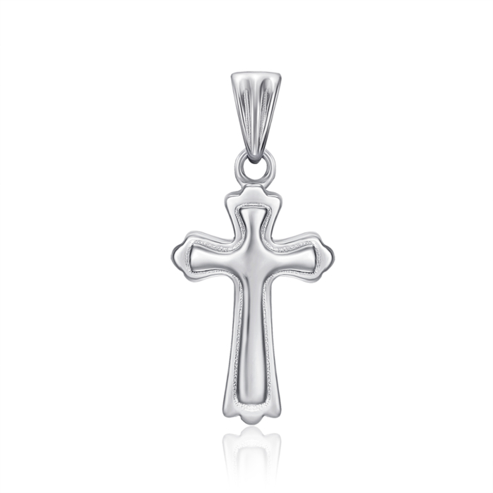 Срібний хрестик. Артикул G00053-P/12