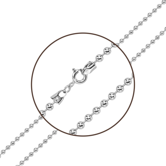 Срібний ланцюжок. Артикул UG5CPA 30 Rod V