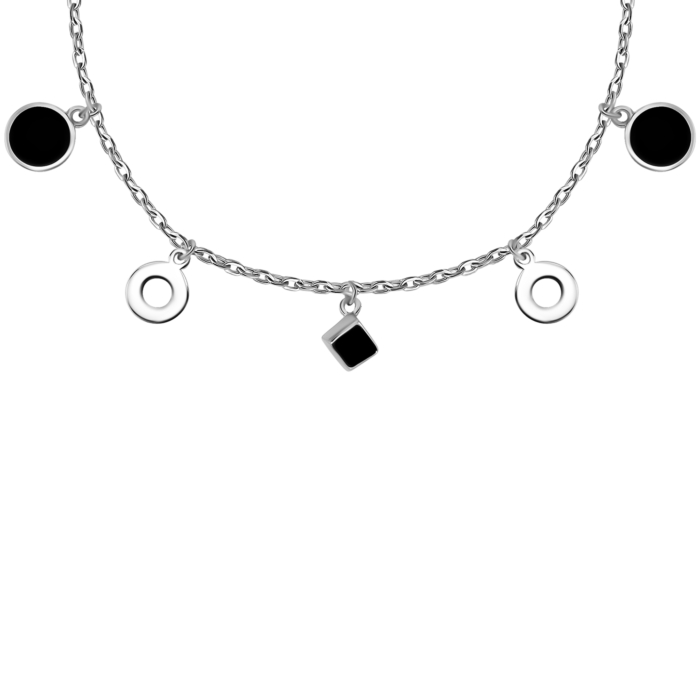 Серебряный браслет с эмалью. Артикул UG5D04074