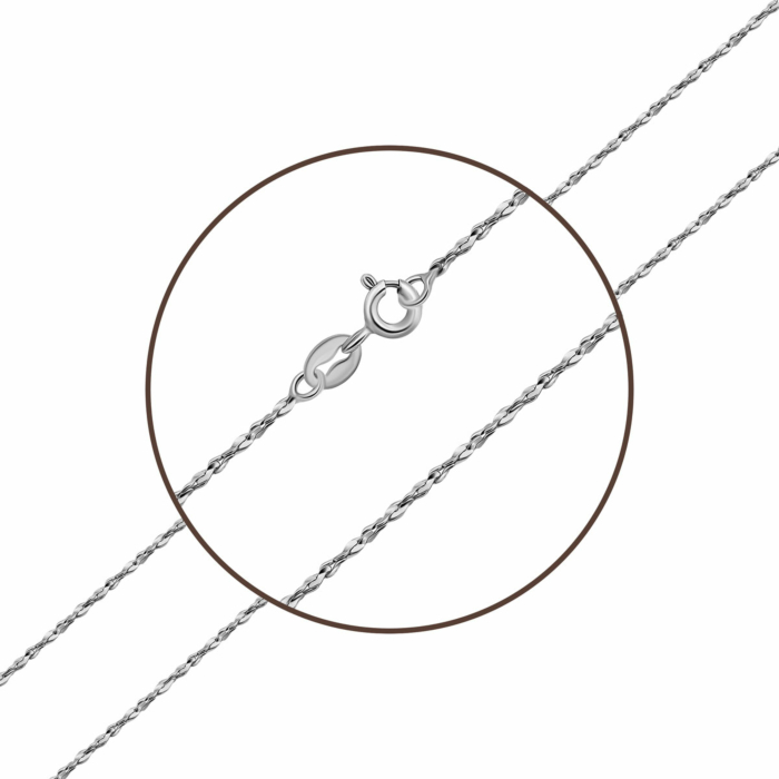 Срібний ланцюжок. Артикул UG5DE1895-45